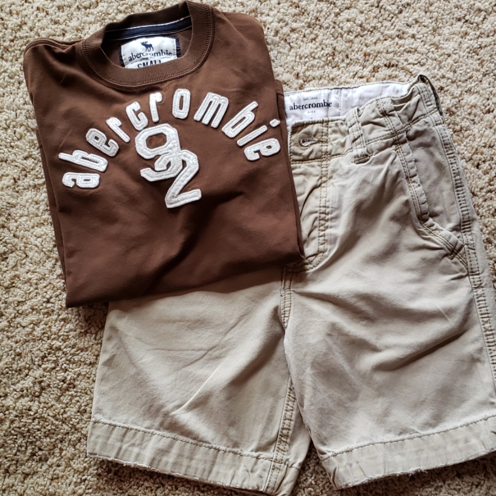 Abercrombie Kids Boys Small Shorts and T-Shirt
